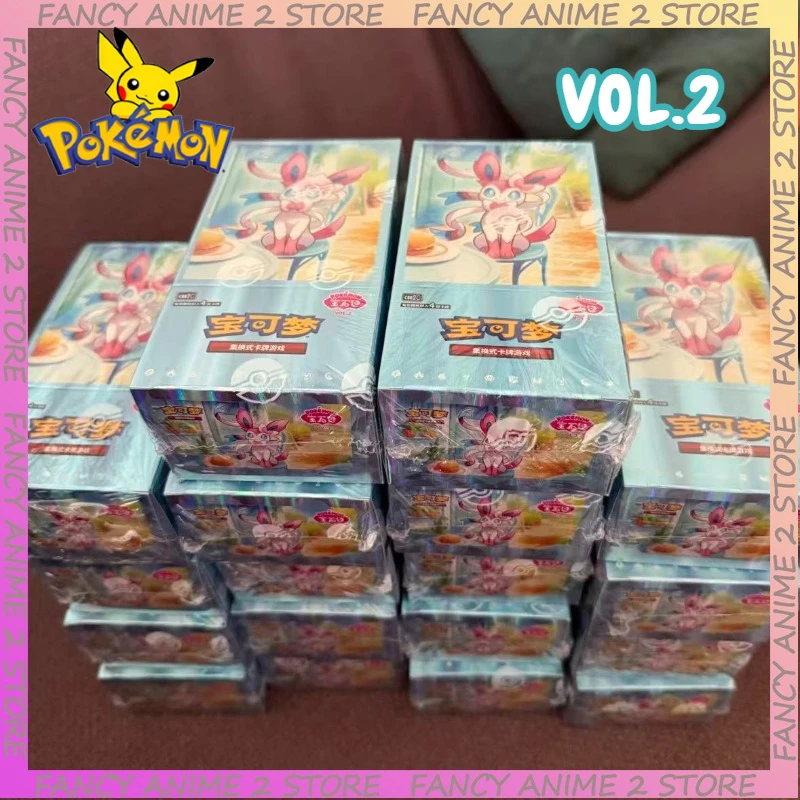 

Оригинальная сумка с драгоценными камнями VOL.2 Pokemon Game Pack Cards Scarlet and Violet Trading PTCG Bag Box Cards Collection Game Хорошие подарки