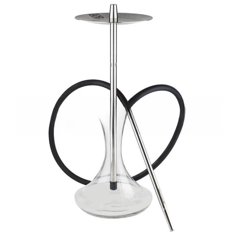 

Russian high-end gift box packaging stainless steel Arabic single tube hookah