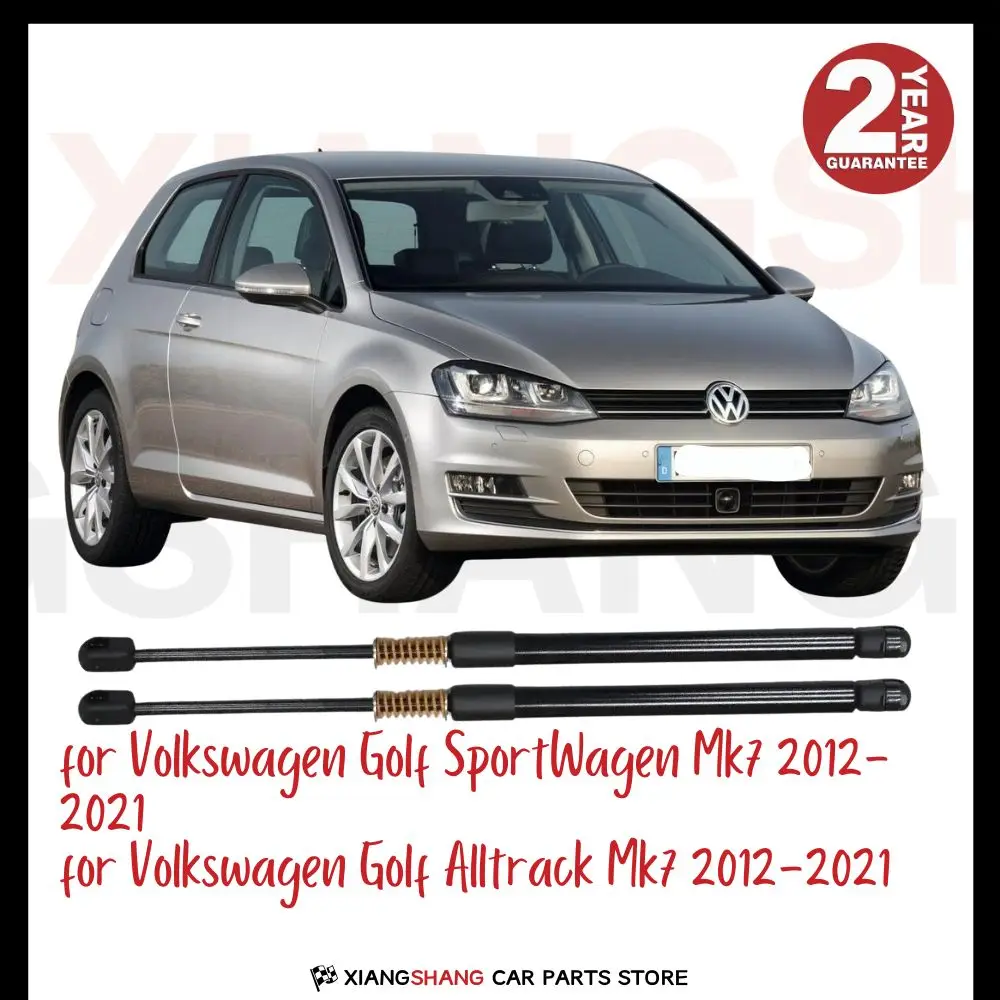 

2pcs Rear Tailgate Damper for Volkswagen Golf SportWagen Mk7 2012-2021 Tailgate WITH SPRING Trunk Boot Gas Charged Gas Struts