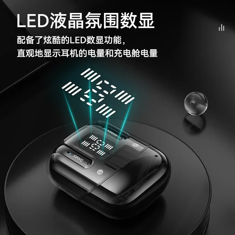 Auricolari Bluetooth wireless DX16 Coppia a due paia di auricolari Display digitale Sport Esports Auricolari TWS
