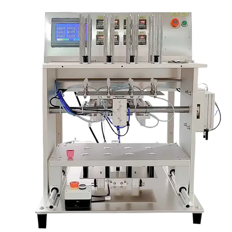 PP Food Box & Aluminum Foil Bowl Sealer, Self-suction Film Capping Machine