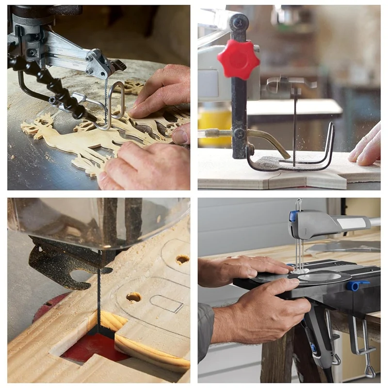 60 peças de lâminas de serra de rolagem, extremidade de pino, 15tpi, 18tpi, 24tpi, lâmina de serra de rolagem para corte de madeira, plástico e metal