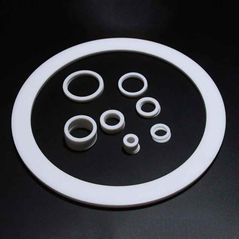 PTEF ปะเก็นแหวน,Tetrafluoro ปะเก็น,สีขาวแหวนยางซีลเครื่องซักผ้าแบนเครื่องบิน Spacer ฉนวนกันความร้อนซีลแ...