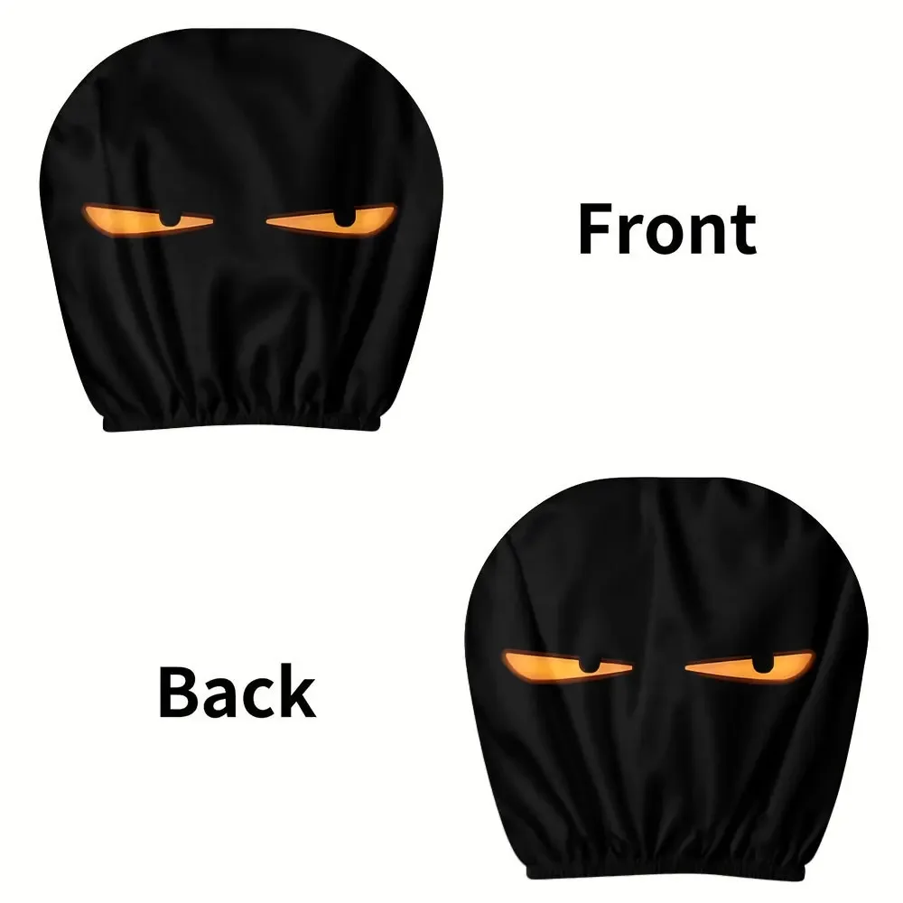 Evil Eye Print Headrest Covers, Easy To Install, Must-Have for Commuting & Road Trips Car Headrest Covers