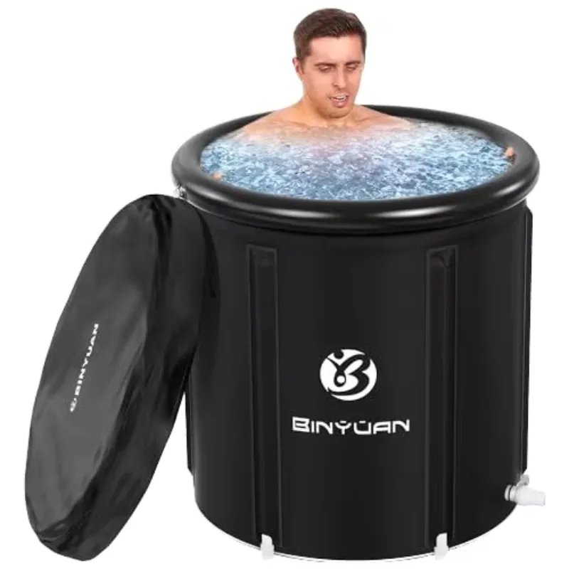 Wholesale PVC and Plastic Portable Ice Bath Tub with Cover Plunge Pool for Athlete Recovery for Family Gardens