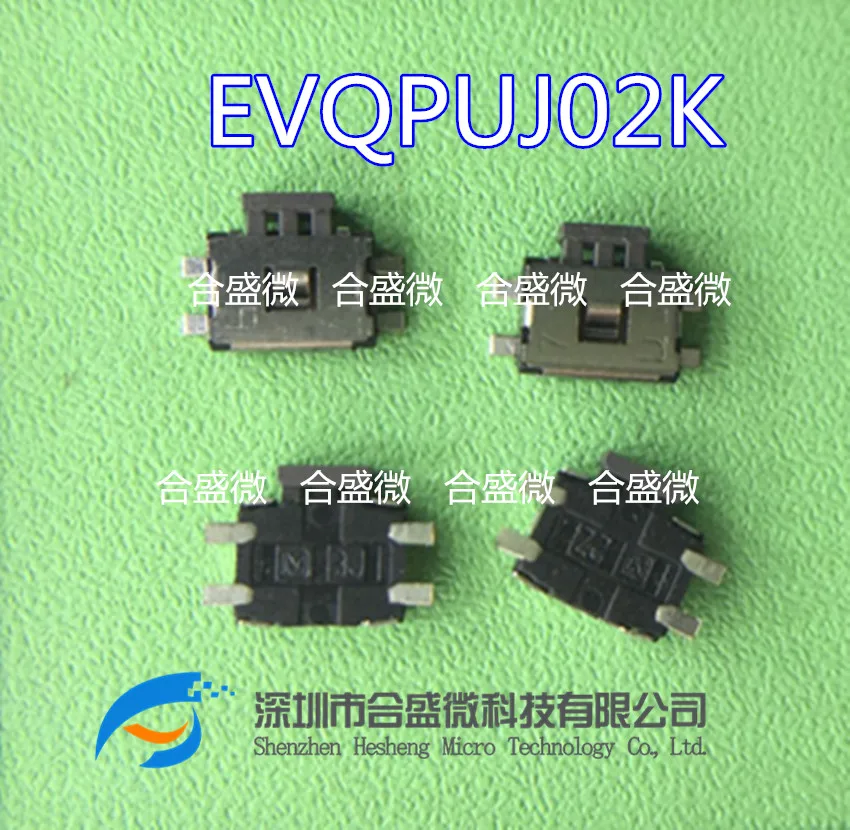 

Japan Imported Panasonic Switch EVQ-PUJ02K Switch Tactile SPST-NO 0.05a Spot