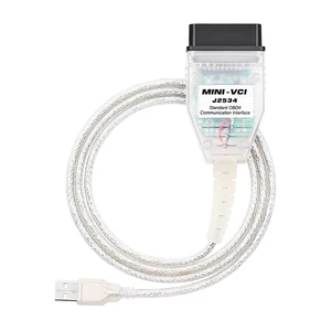 Toyota TIS Techstream için Mını VCI, J2534'e FTDI, Otomatik Tarayıcı, OBD, OBD2, Kablo Teşhis, Araba V18.00. 008 8 en çok satılan, vcı'ye kablo-8 numara