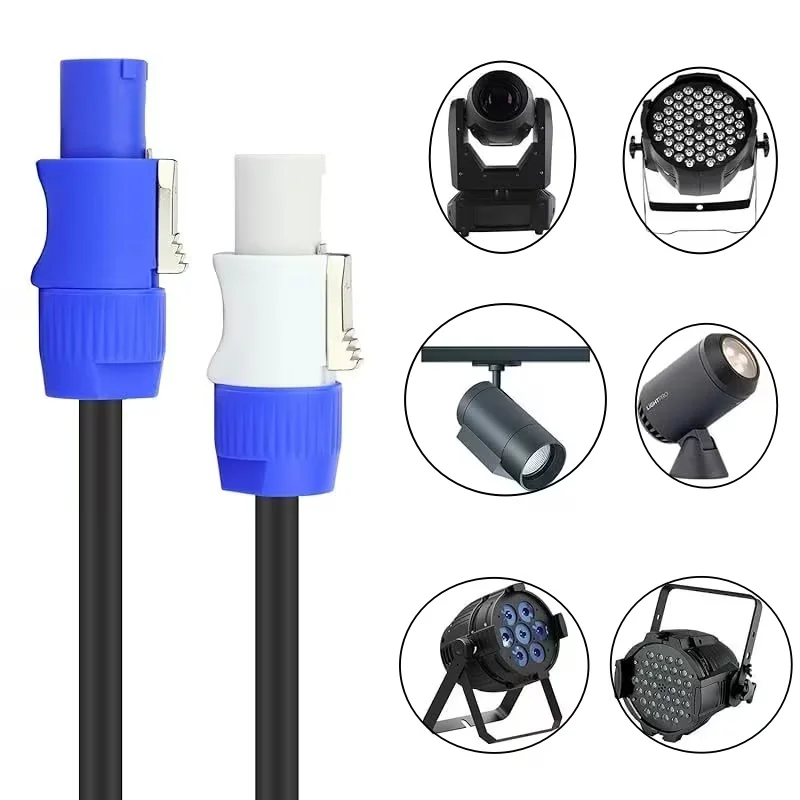 12pcs Stage Light Accessories, Audio Cable Connector Heads, Stage Lighting Connectors, Aviation Connectors, 3-Pin Audio Cable Plugs, LED Display Screen Plugs view 2