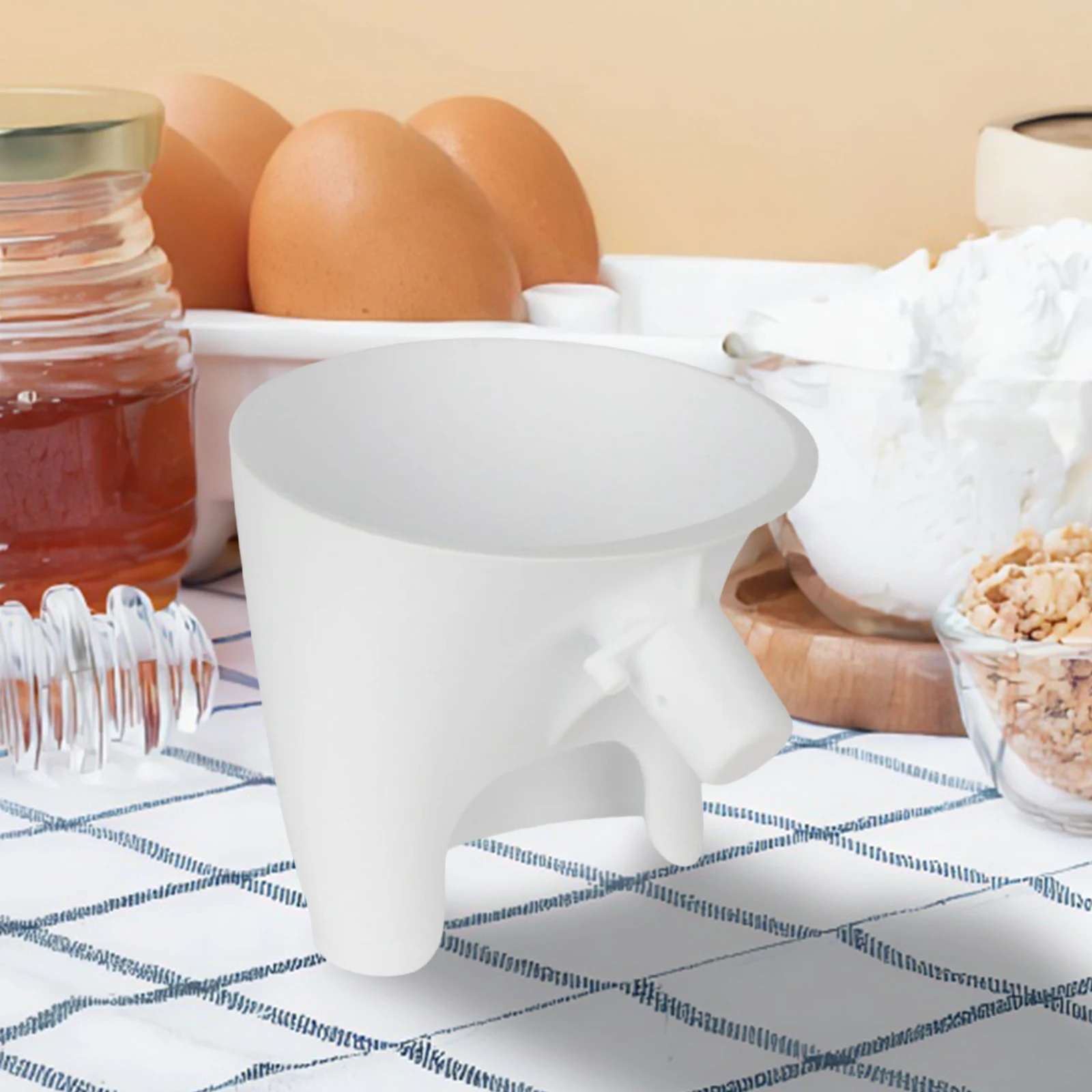 Wide Mouth Flour Funnel Plastic Powder Funnel Kitchen Funnel for Kitchen Aid Mixer
