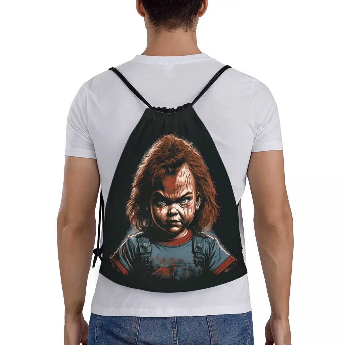 

Детские игрушки, рюкзаки Чаки, модные портативные сумки на шнурке, спортивная сумка, сумки для книг для студентов-путешествий