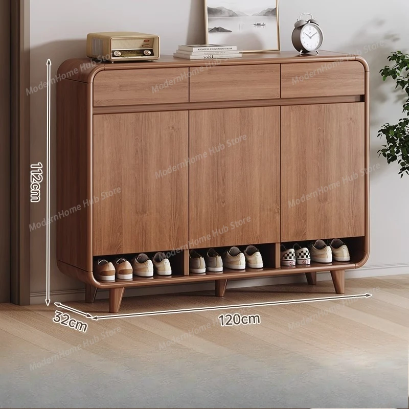 Wood Design Shoe Cabinet Tall Modern Storage Tall Shoe Cabinet Metal Space Saving Armario De Zapatos Mobili Arredamento Casa