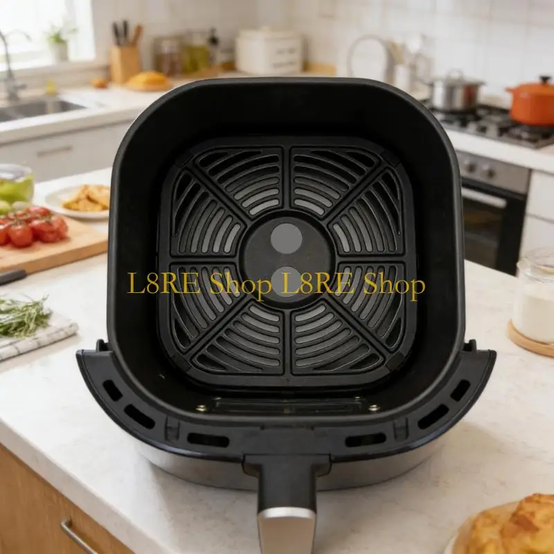 L8RE Air Fryers Grill Pan Cooking Mats for Even Cooking And Better Heat Distribution