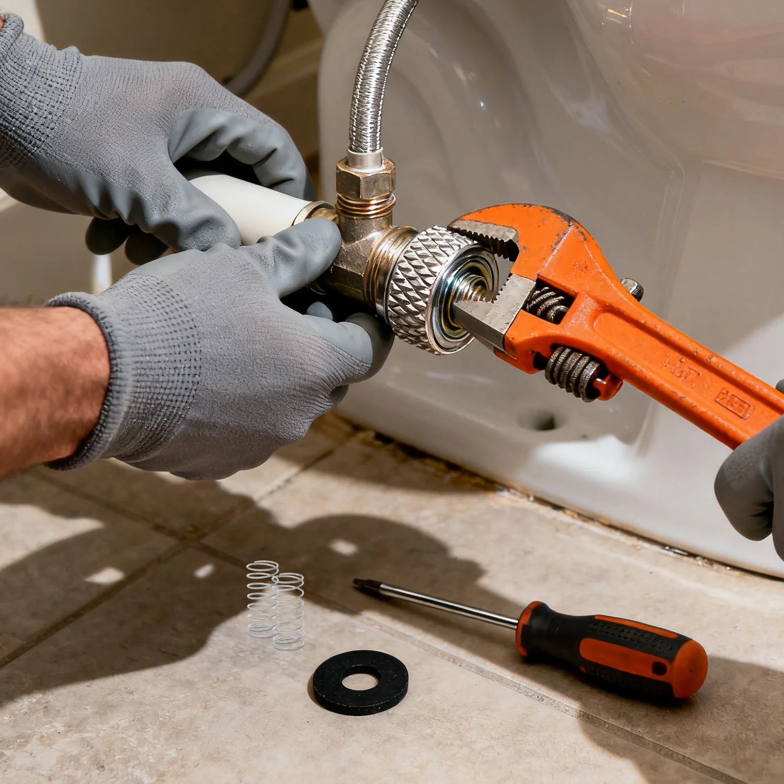 20 قطعة خزان المرحاض الفولاذ المقاوم للصدأ زر الربيع العالمي ل فلوش المدمجة لفائف Diy بها بنفسك إصلاح الحمام صهريج دفع #1