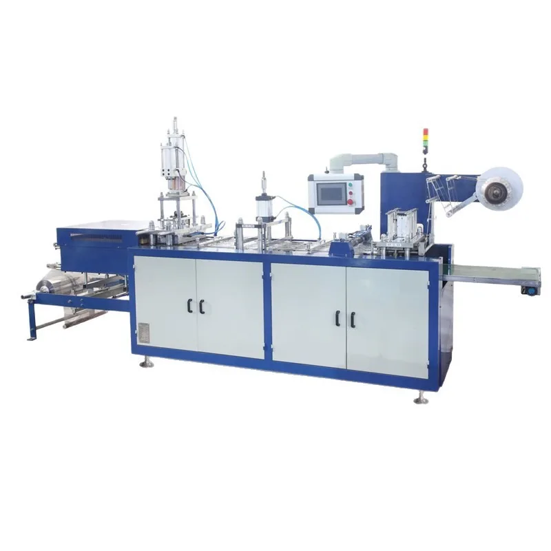 Disposable plastic lunch box production equipment, automatic multi-station thermoforming machine for bowl lids