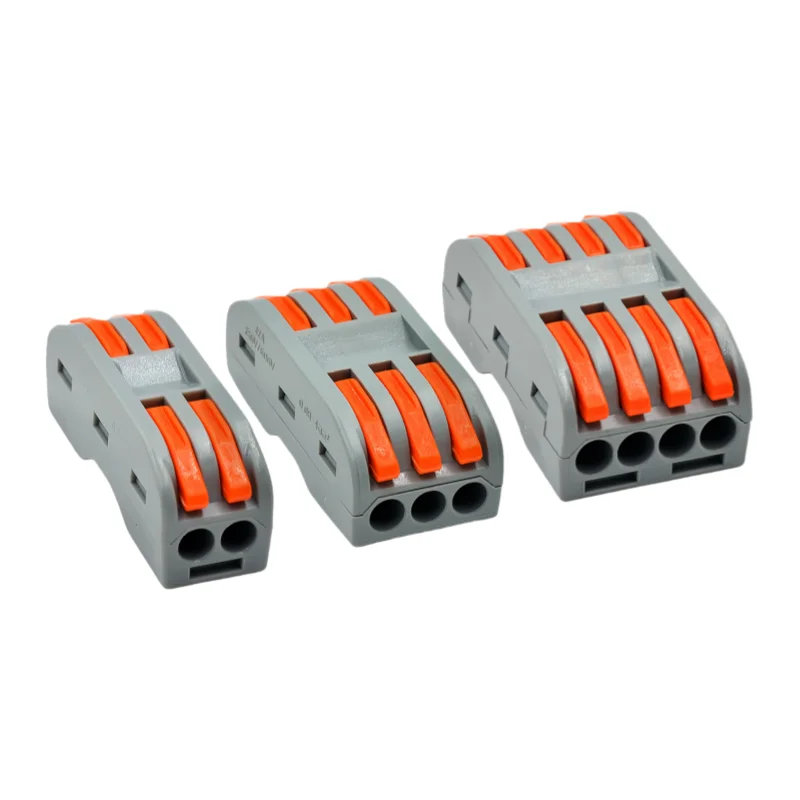 Accesorios para impresora 3D: conector de cable multifunción de dos posiciones, terminal de cableado rápido, con dos entradas y dos salidas