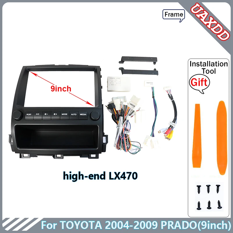 For TOYOTA 2004-2009 PRADO 120 9INCH Car Radio Android DVD Screen