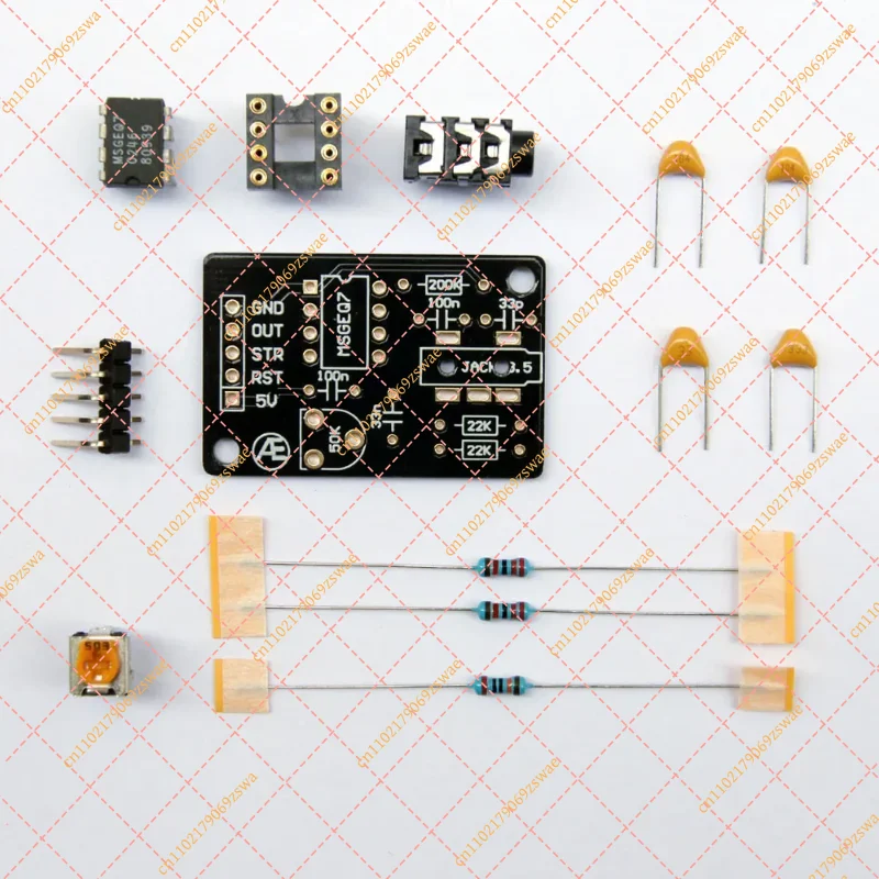 msgeq7オーディオスペクトラムアナライザーモジュール、マイクロコントローラー（pic-arduino）用7バンドグラフィックイコライザーフィルター