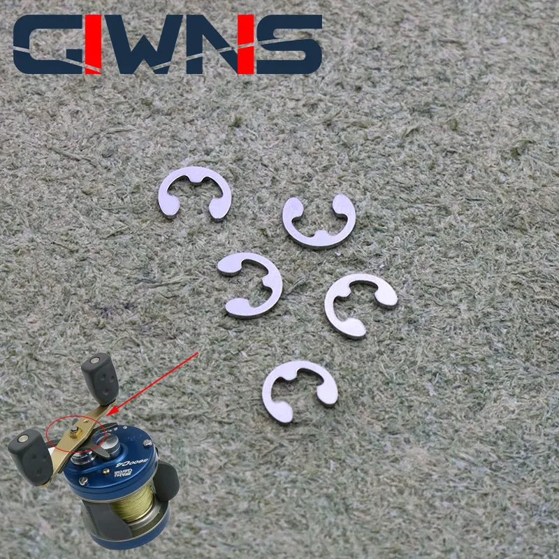 Type E Clasp Circlip Retainer for ABU C4 C3 OMOTO Stainless Steel Refit Maintenance Speed Change Drum Wheel Accessories