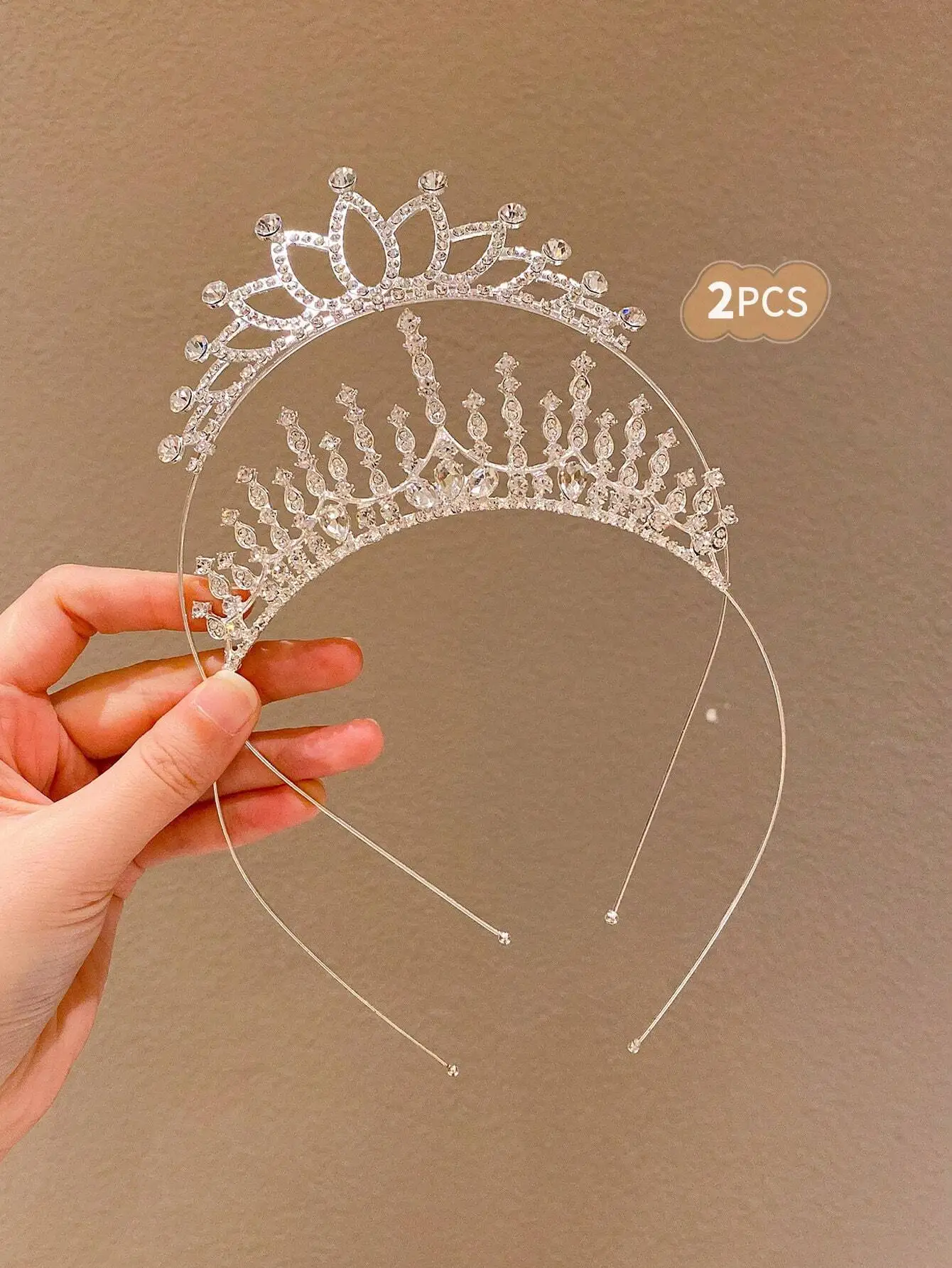 

4 шт. повязки на голову с коронами для девочек, для конкурсов красоты, выступлений на сцене, свадебные аксессуары для волос