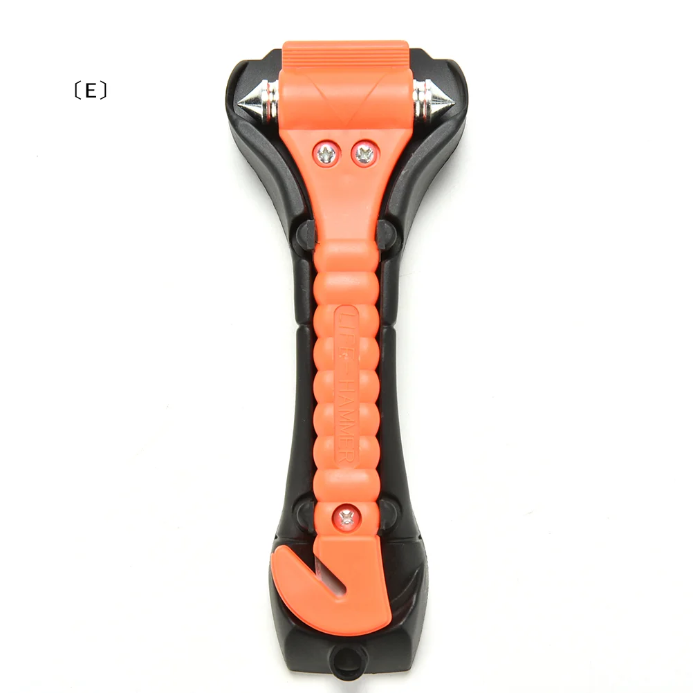 〔E〕Car Window Glass Breaker Belt Cutter Emergency Safety Life-Saving Hammer Tool〔Winter5〕