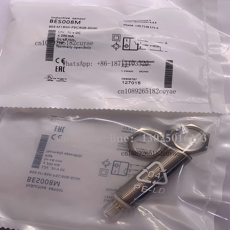 Available in stock all-new inductive proximity switch BES008M BES M18MI-PSC80B-S04K  inductive sensor