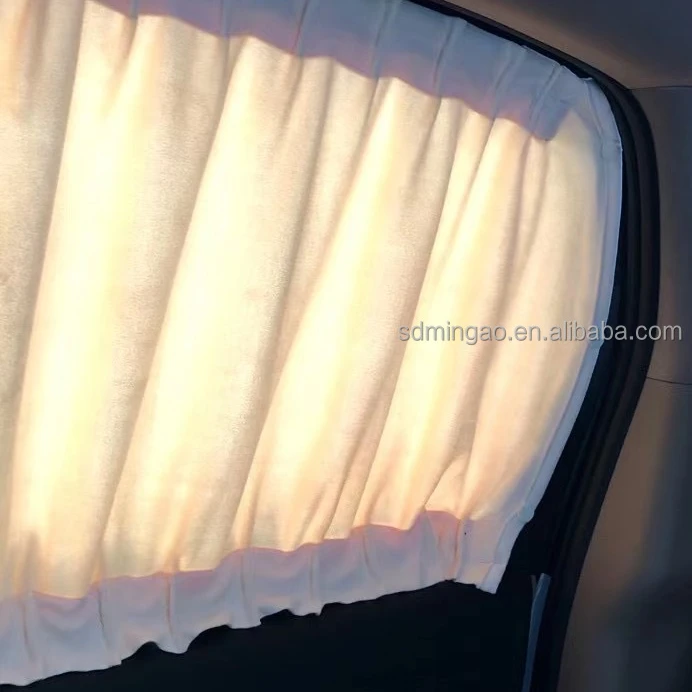 Commercial Vehicle Modified Interior To Install Car Sunshade Curtains