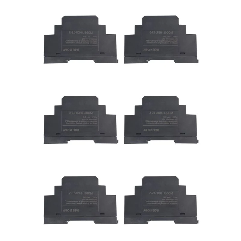 A02F-6X DIN Rail Power Supply 5V DC 3A 15W, Input 100-240V AC 50/60Hz DIN Rail Transformer For Home Or Industrial Automation