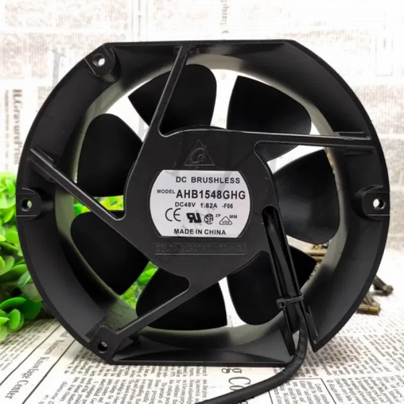 Y+ FOR Delta AHB1548GHG-F06 DC48V 1.82A 3-Wire 17cm 17251 Cooling Fan
