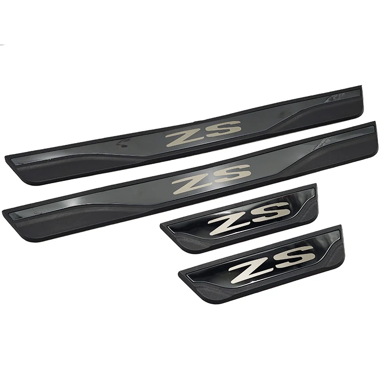 For MG ZS 2024 2023 2022 2021 2020 2019 2018 2017 Stainless Steel Door Sill Pedal Welcome Scuff Plate Trim Cover Decoration