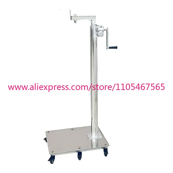 1PCS Increase the load-bearing solid doll figure three-dimensional bracket, lengthen the adjustable height mobile six-wheel