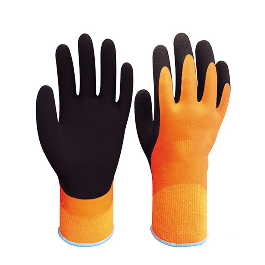 

Keep Warm Grasp Gardening Gloves Work Black Cold Weather Natural Rubber Working Cold-proof