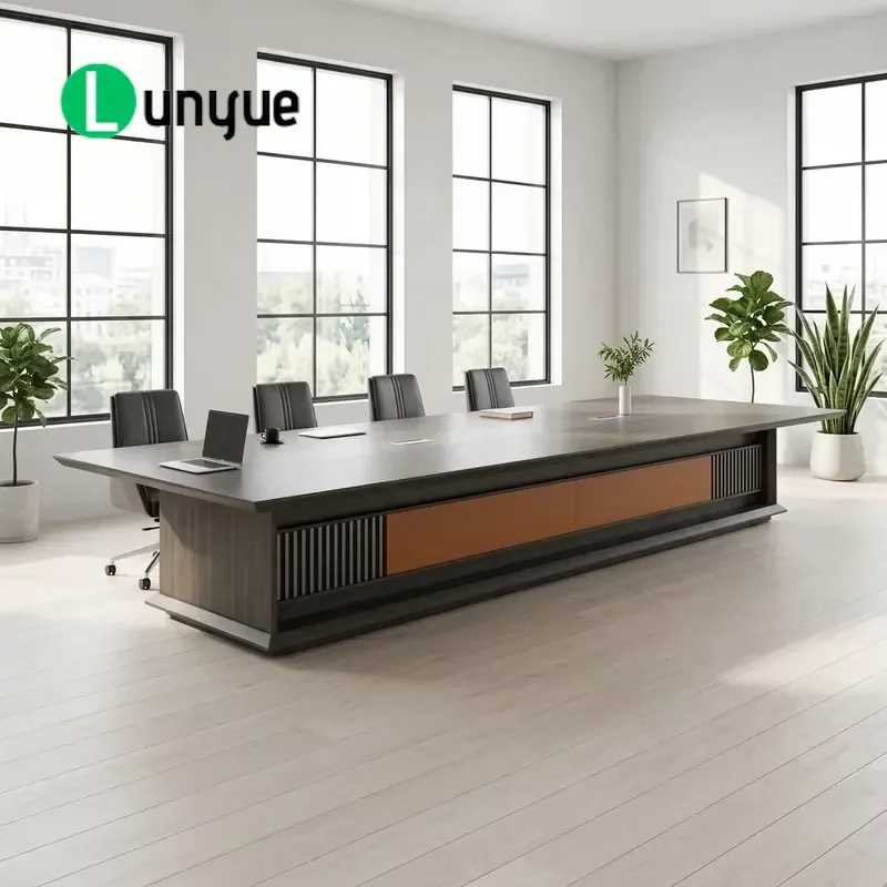 Modern Luxury Office Conference Table 8 10 12 16 Seater Meeting Desk for Business Boardroom High Quality Competitive Price