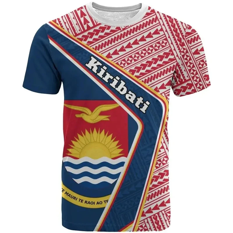 

KIRIBATI National Flag Print T-Shirt Diy T-shirt New Fashion Men Women Streetwear Tshirts Dialy Casual Sportswear Gym Tops Tees