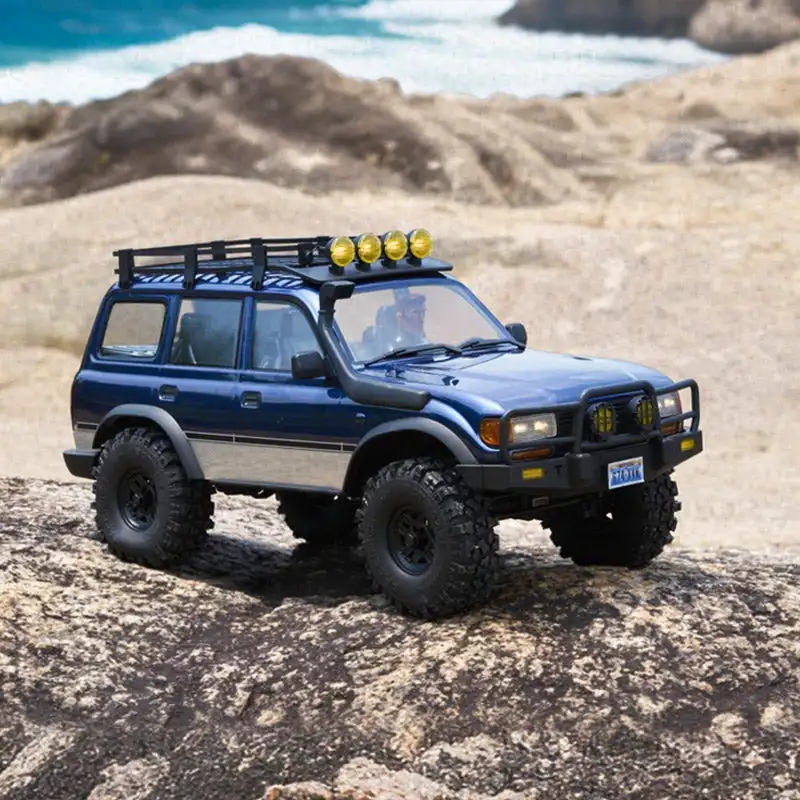 FMS 1:10 scale FCX10 PRO Brushless Land Cruiser LC80 Blue RS V2 RC Crawler simulation off-road vehicle model Remote control toy