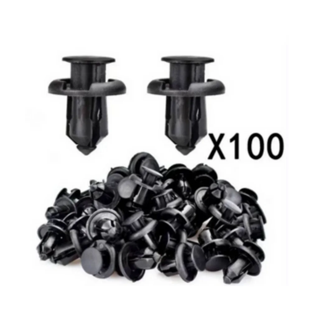 100PCS Bumper Fender Clips Retainer Fastener Rivet Screw 90914-0007 A21420 For Subaru BRZ Forester Impreza Legacy Outback 00-19