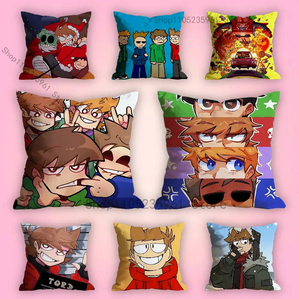 

E-EddsworldS Print Polyester Pillow Case for Valentine gift Home Sofa Cushion Cover Decoration Custom
