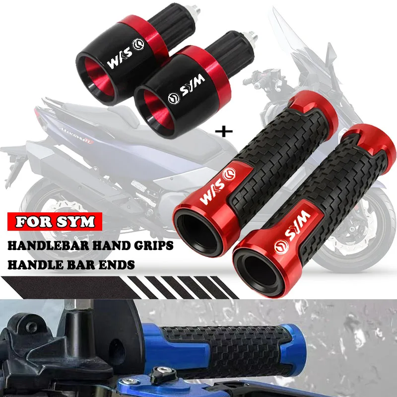 Motorcycle Handlebar Hand Grips Handle Bar Ends For SYM CRUISYM 300 GTS 300i 250 JOYMAX Z 125 250 300 MAXSYM 400i TL500 TL508