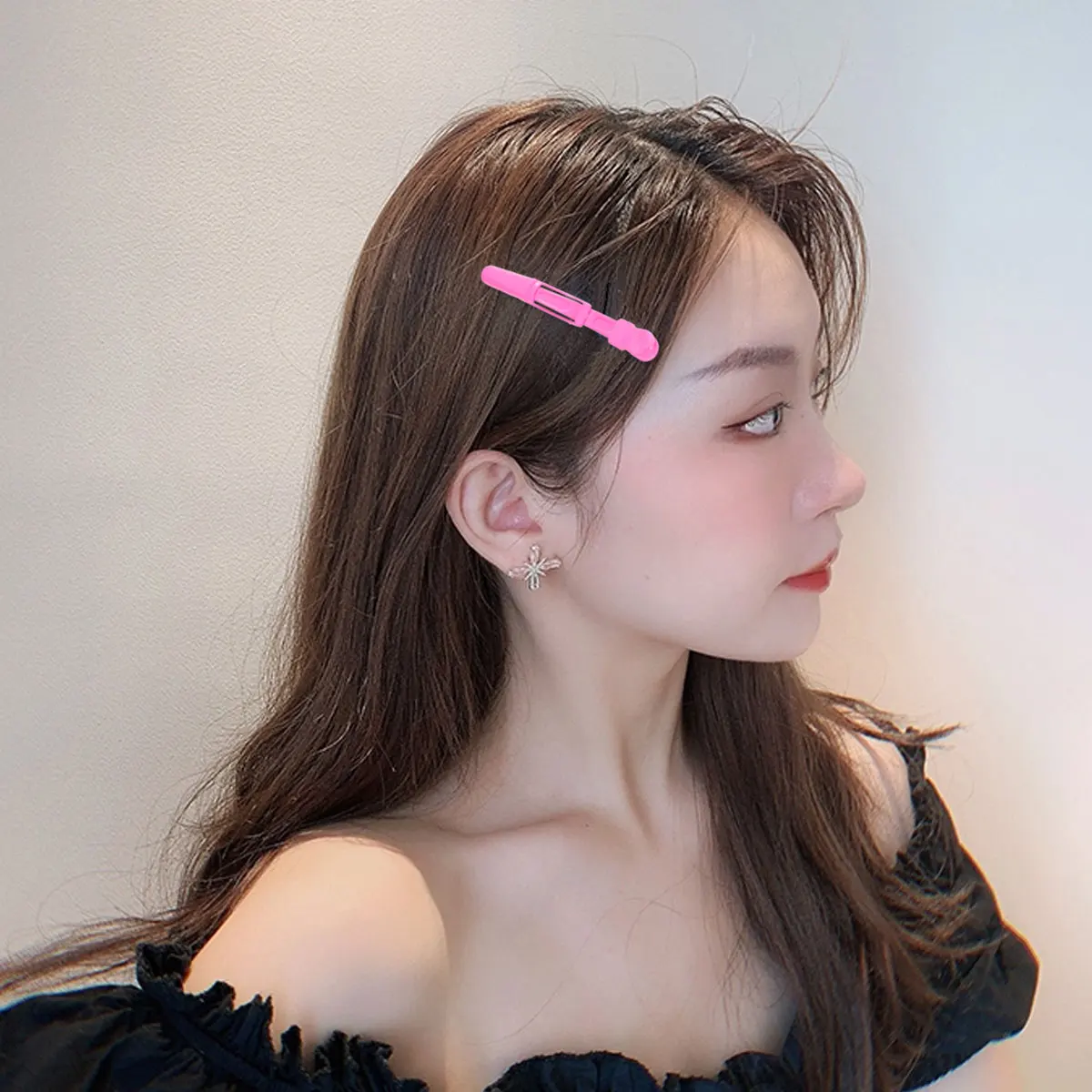 

15 Pcs Hair Clip Clips for Makeup Barber Equipment Hairdressing Tools Weave Alligator Clamp Hairdresser Professional Use