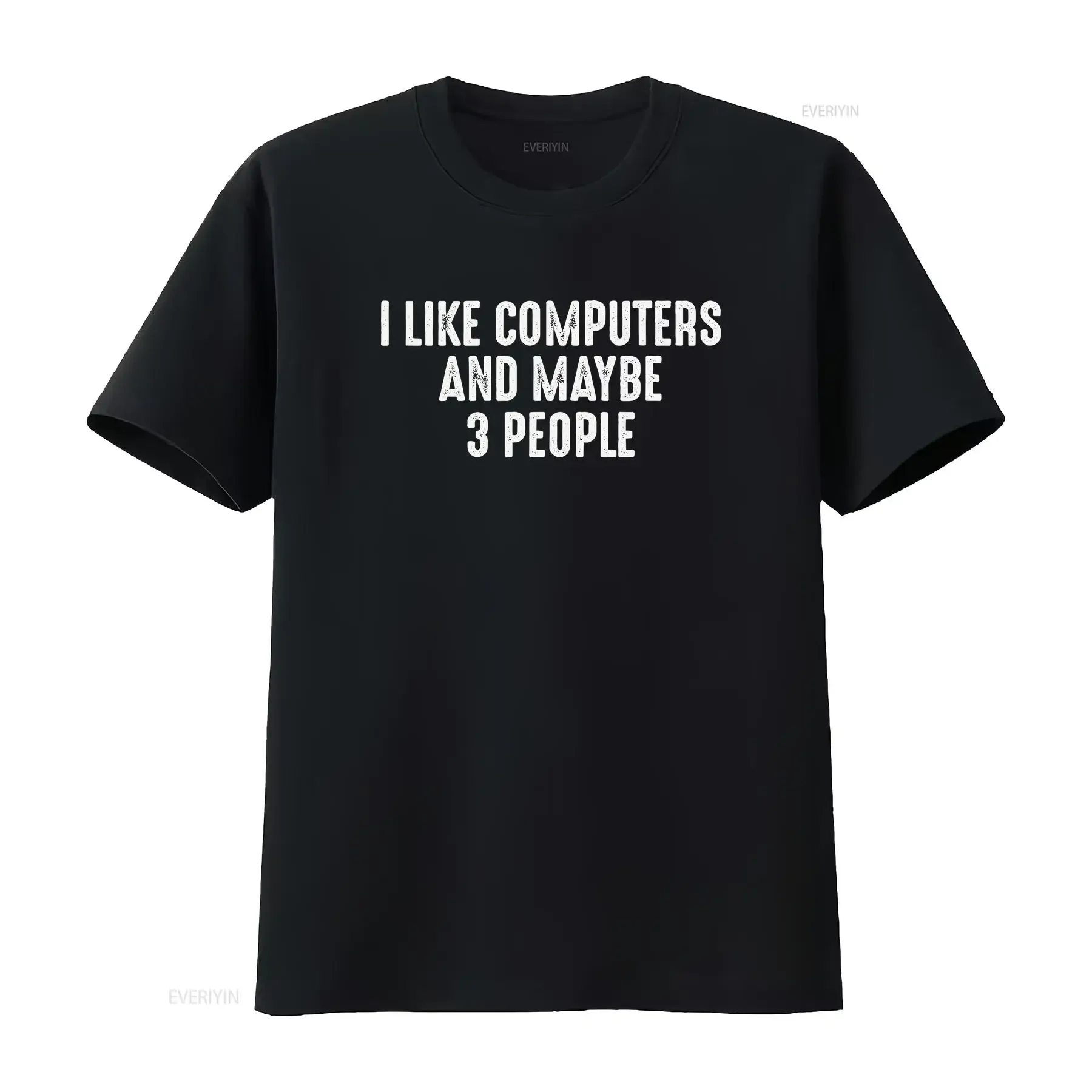 I like computers shirt and maybe 3 people unisex hoodie sweaT T computer geek gifts nerd programmer funny coder vintage Washed
