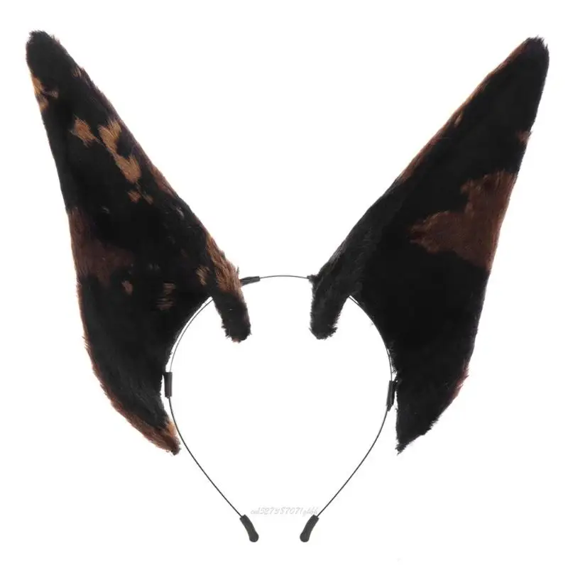 X5XA Doberman Role Play Headgear For Adults Kids Theater Performances And Festivals