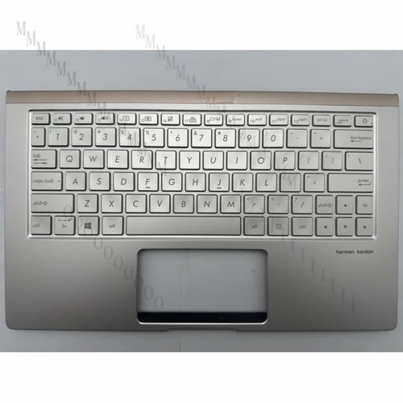

Клавиатура AE PalmRest & SP для ASUS ZenBook 13 UX333F UX333FA UX333FN, серебристый верхний чехол