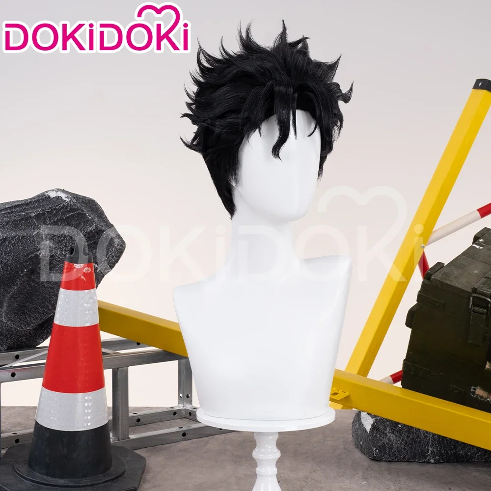 تأثيري في المخزون Okarun Takakura كين تأثيري كينتاما أنيمي Dandadan DokiDoki الرجال 30 سنتيمتر شعر مستعار دان دا دان قناع نظارات