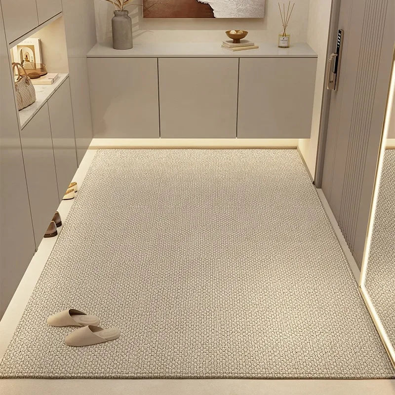 Entrance Door Mat Dustproof Carpet Living Room Bedroom Floor Mats Large Area Rug Solid Color Style Home Decoration Rugs Felpudo