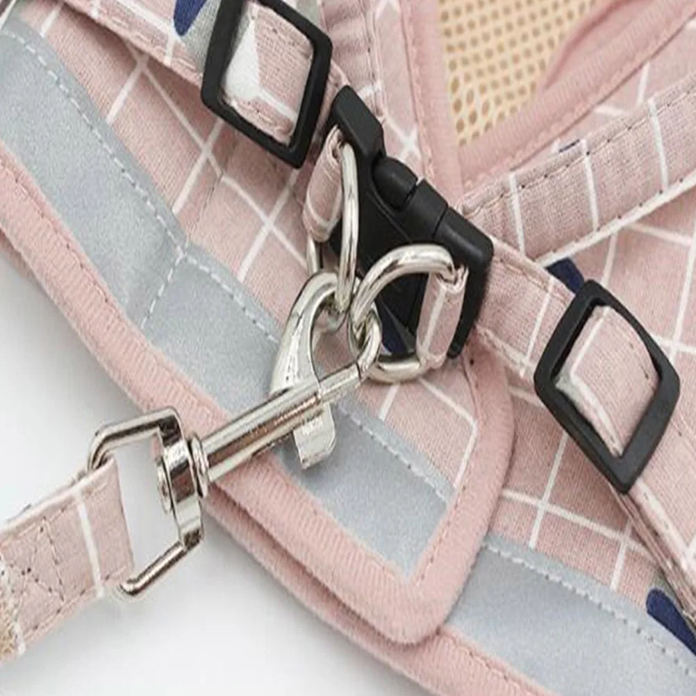 

1Pcs Dog Leash Vest Adjustable Light Chest Strap for Bichon Frise All Season Outdoor Activities Pet Harness L Dog Vest