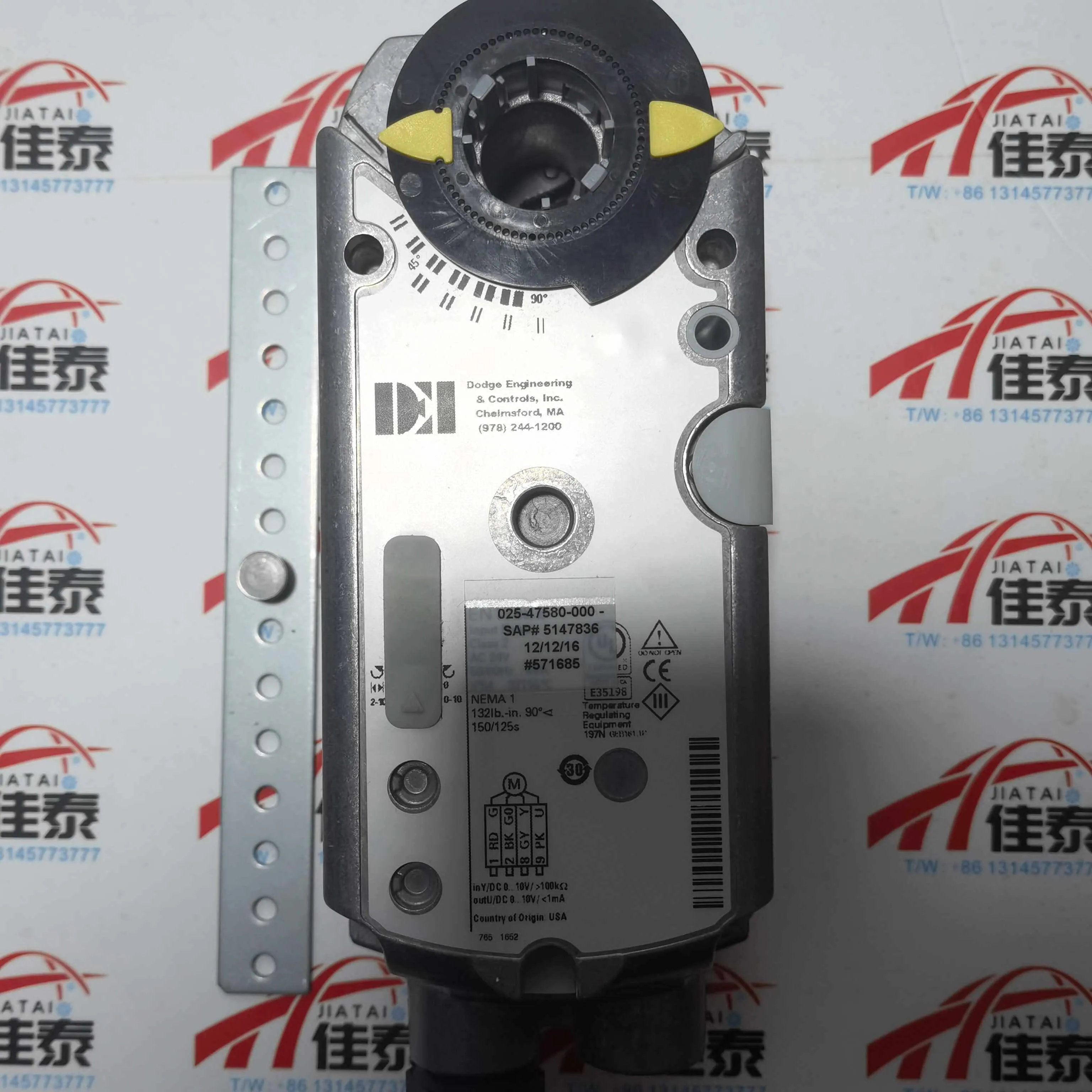 025-38180-000 Electric Actuator is a highly-engineered part for the control of HVAC systems reliably