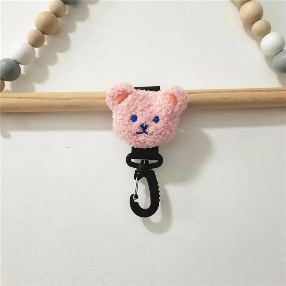 

Lovely Practical Embroidery Bear Cute Stroller Hooks Stroller Accessory Bag Hanging Hook Baby Stroller Organizer Hook