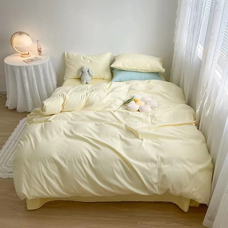 New Arrival Amazing Quality Simple Style Duvet Cover Solid Color