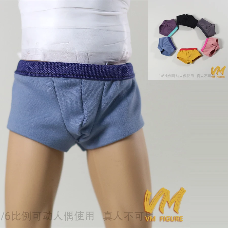DMToys JZ808 1/6 رجل سراويل داخلية للرجال السروال ملابس داخلية مرنة ملحق نموذج صالح 12 "ذكر الجندي عمل الشكل دمى الجسم لعبة #1