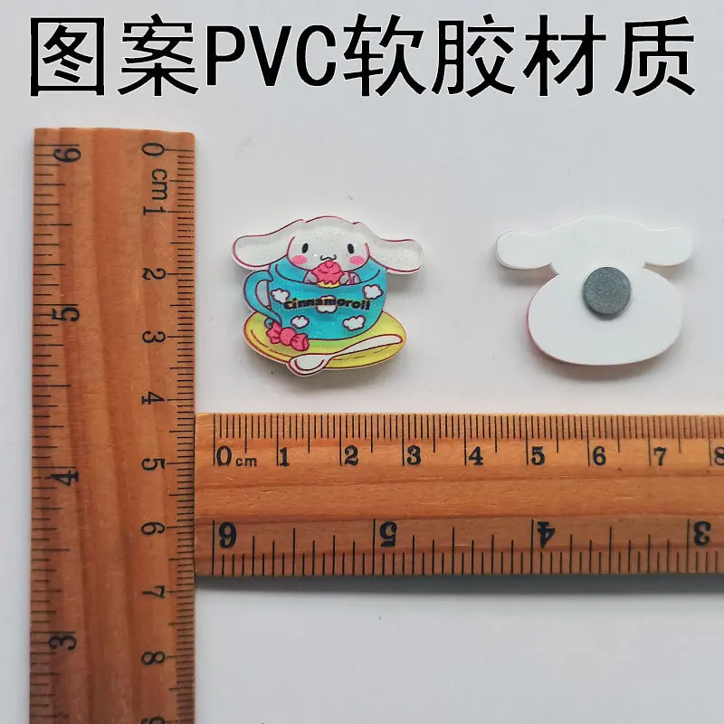 Cute Cinnamon Drawing Board Acrylic Magnet Mini Refrigerator Home Decoration Sticker Magnets Fridge Souvenir Whiteboard Magnets