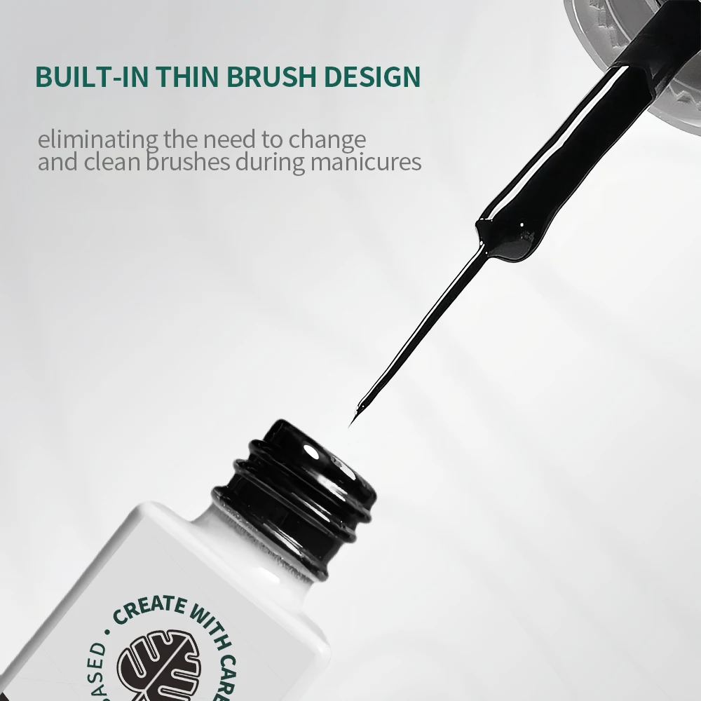 طلاء جل أظافر 8 مل - 5 ألوان اختيارية جل لامع مع فرشاة طويلة نقع قبالة الأشعة فوق البنفسجية علاج نقع قبالة جل الأشعة فوق البنفسجية للأظافر في الصالونات